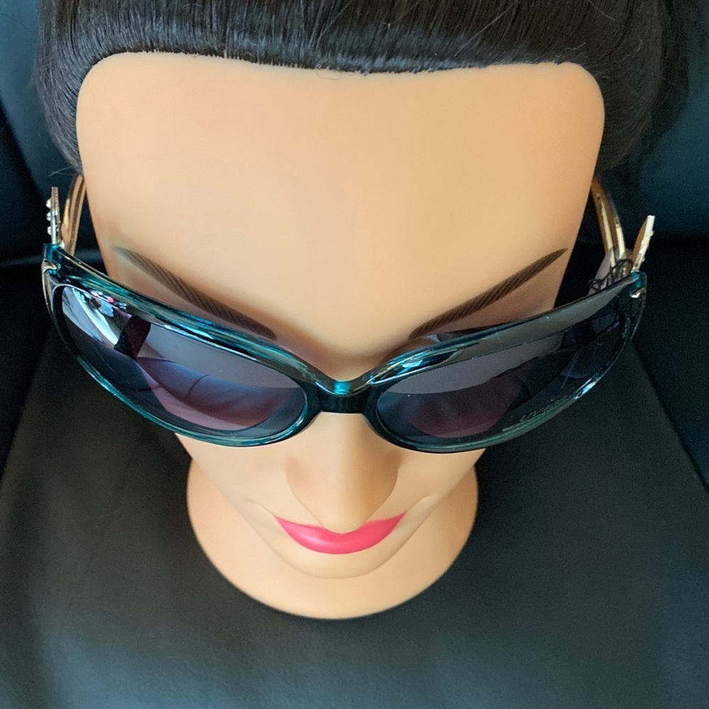 Fashion Sunglasses – Black/Green Ombre – Women – NWT